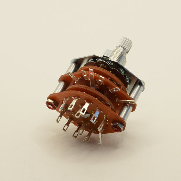 5 Way Rotary Switch Split Shaft Double Deck