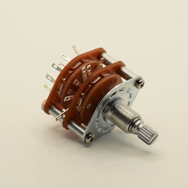 5 Way Rotary Switch Split Shaft Double Deck
