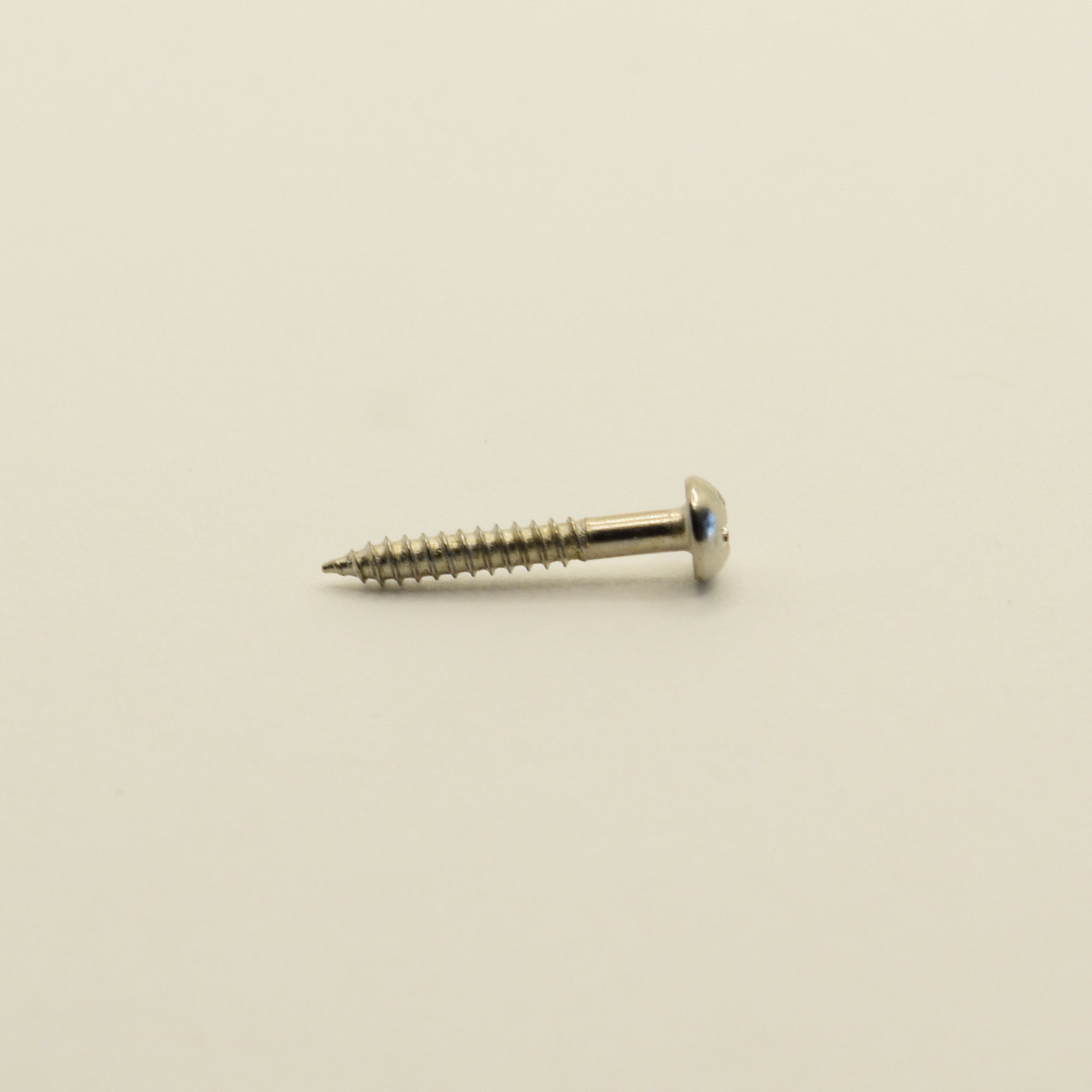 Chrome Steel Control Plate and Dog Ear P90 Screws 2.5mm x 19.5mm