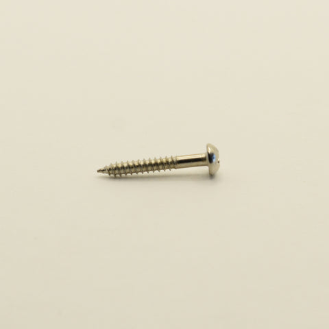 Chrome Steel Control Plate and Dog Ear P90 Screws 2.5mm x 19.5mm