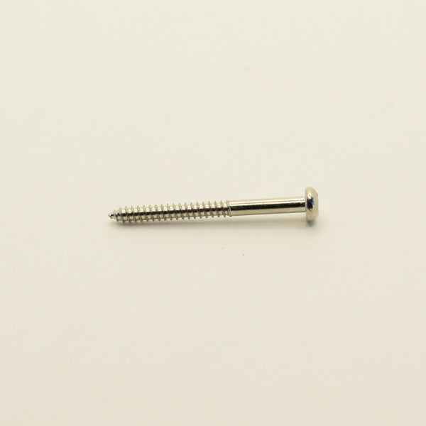 Chrome Steel P-90 and Bass Pickup Mounting Screws 2.5mm x 32mm