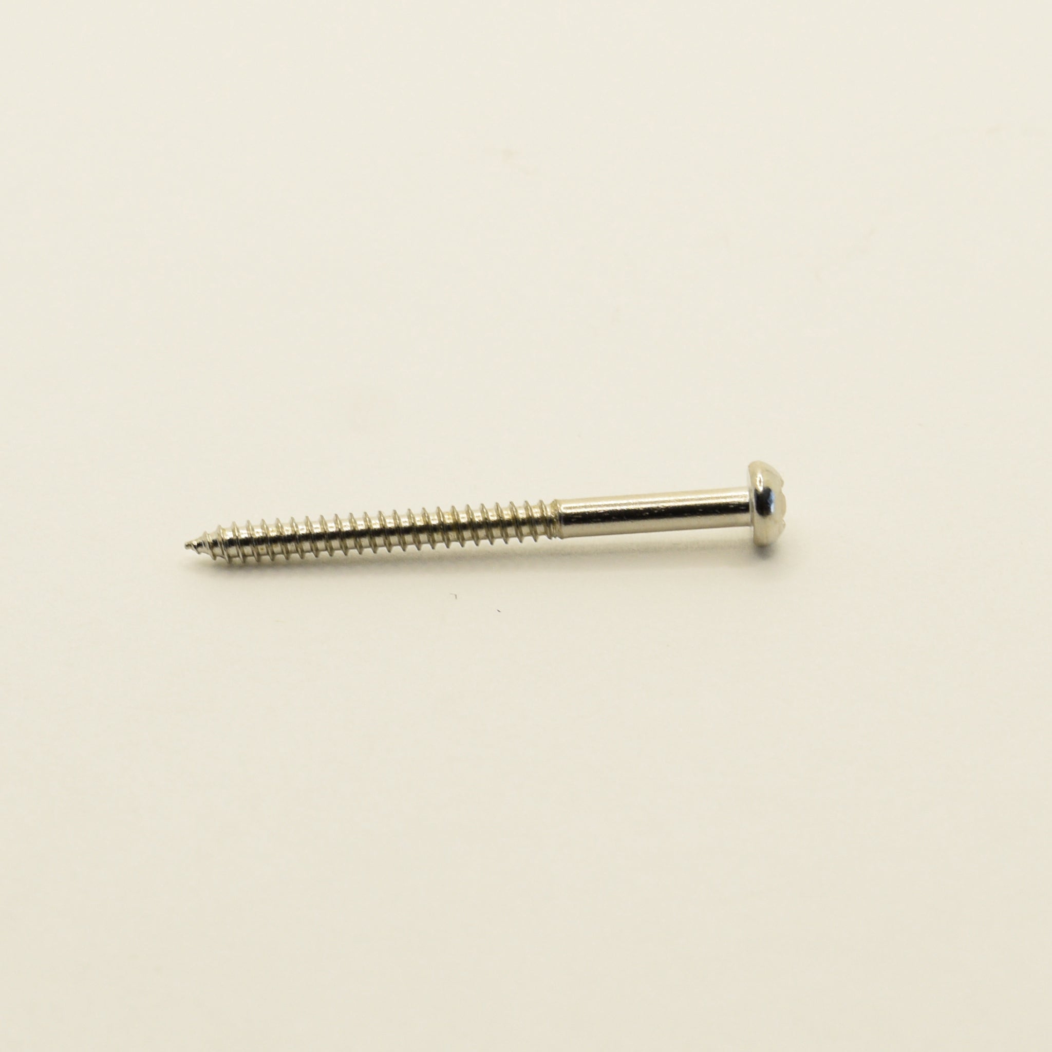 Chrome Steel Bass Pickup Mounting Screws 2.5mm x 37.5mm