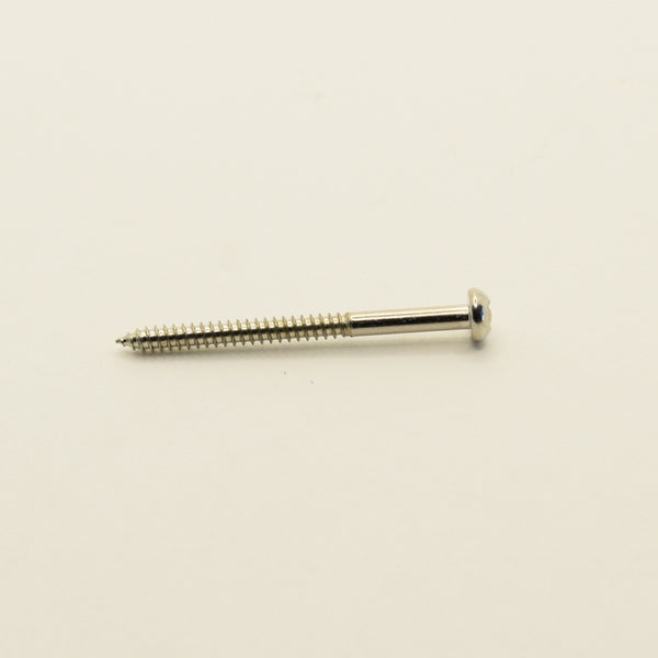 Chrome Steel Bass Pickup Mounting Screws 2.5mm x 37.5mm