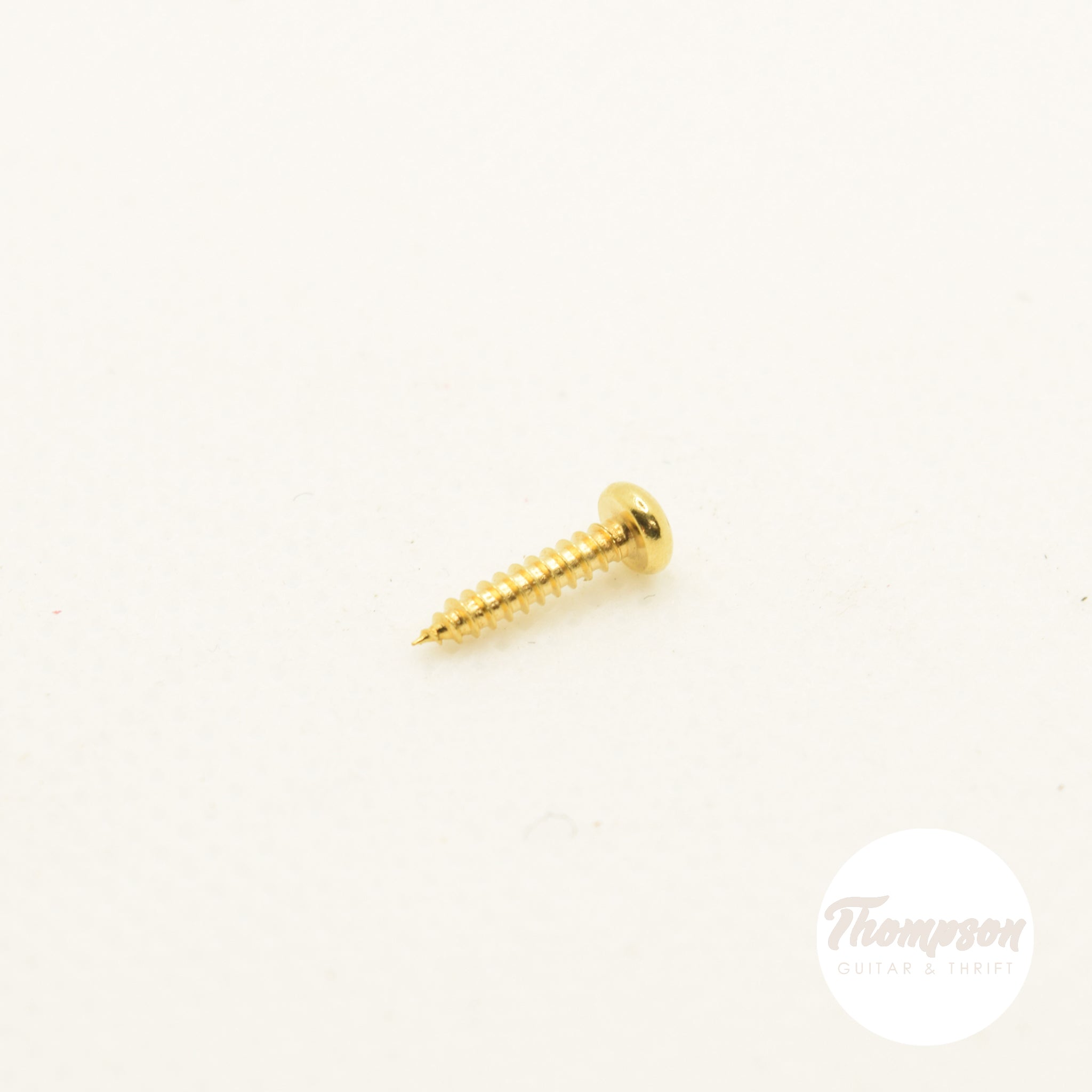 Gold Steel Tuner Screws 2mm x 9.5mm Set of 12