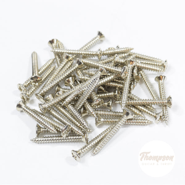 Nickel Steel Bridge and Strap Pin Screws 3mm x 25mm