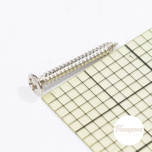 Nickel Steel Bridge and Strap Pin Screws 3mm x 25mm