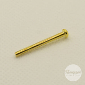 Gold Steel Humbucker Pickup Mounting Screws 2.3mm x 26mm