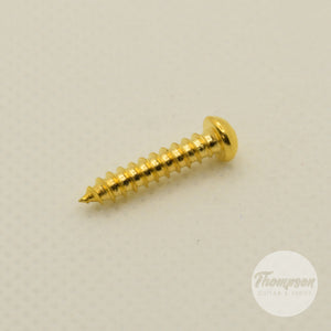 Gold Steel Bridge Screws 3.5mm x 18mm