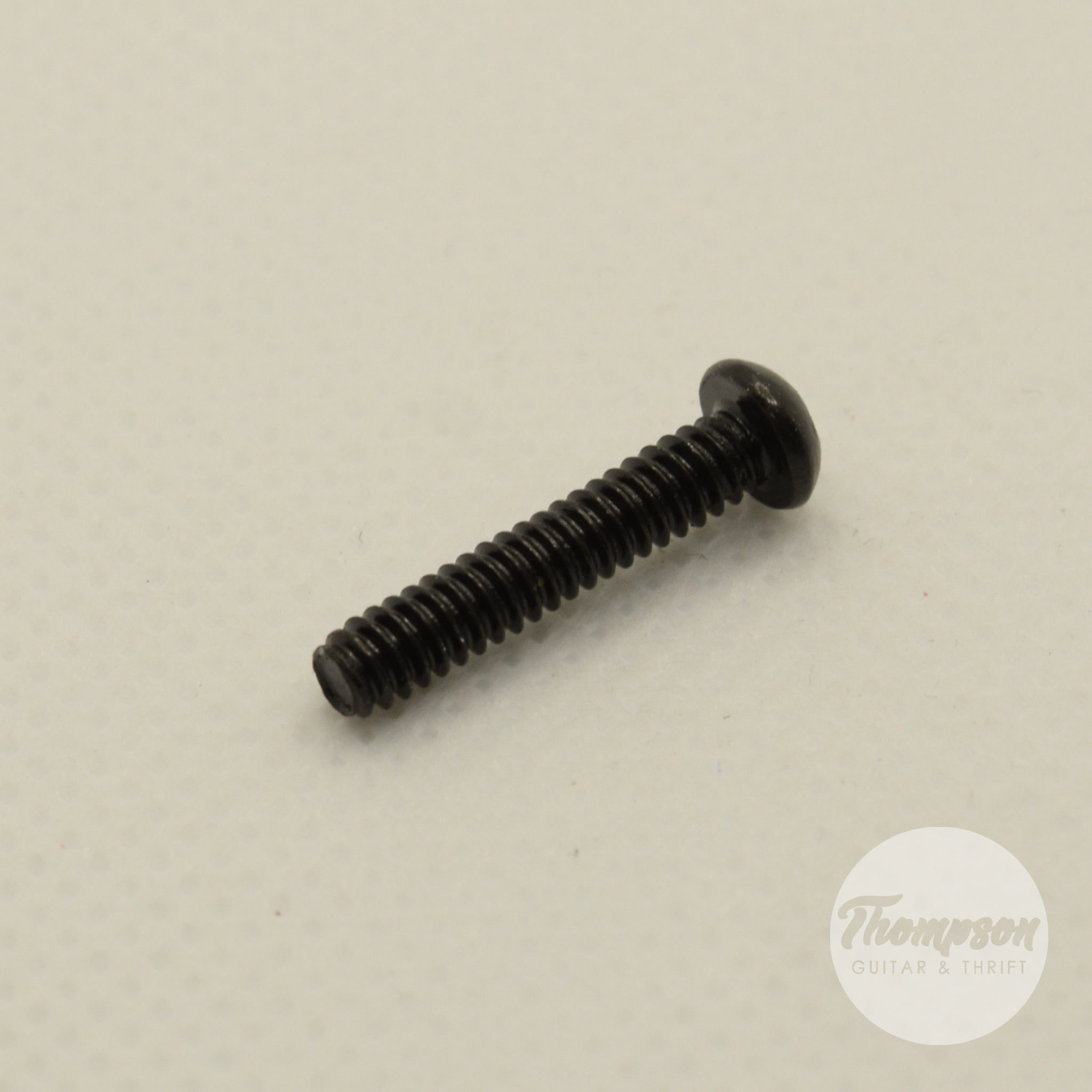 Black Steel Switch/Pickup Screws 6mm x 18mm