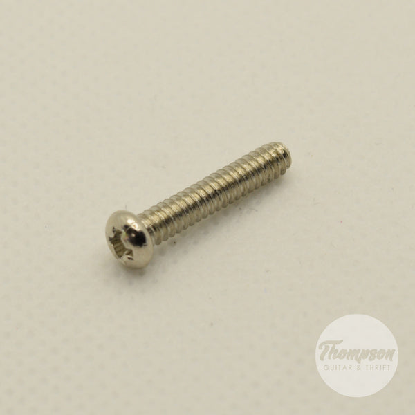 Chrome Steel Switch/Pickup Screws 6mm x 18mm