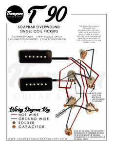 T90 Soapbar Single Coil Pickup Wiring Diagram