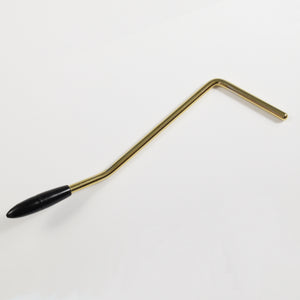 Genuine Wilkinson Drop-in 5mm Gold Tremolo Arm w/Black Tip