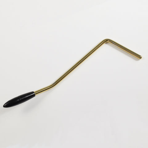 Genuine Wilkinson Drop-in 5mm Gold Tremolo Arm w/Black Tip